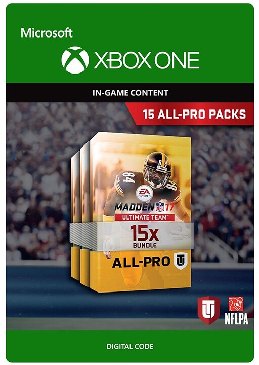 Madden NFL 17 - 15 All-Pro Packs (Xbox ONE) - elektronicky_449515978