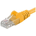 PremiumCord Patch kabel UTP RJ45-RJ45 level 5e, 5m, žlutá