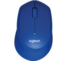 Logitech M330 Silent Plus, modrá - 910-004910