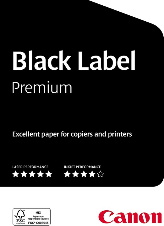 Canon Black Label Premium, A4, 80g/m2, 500 listů_1049989723