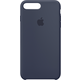Apple Silikonový kryt na iPhone 7 Plus/8 Plus – půlnočně modrý