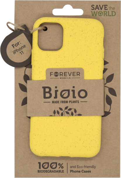 Forever Bioio zadní kryt pro iPhone 11, žlutá_1472378276