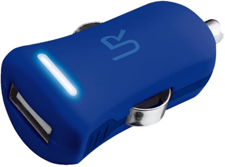 Trust USB nabíječka do auta 5W, modrá_1156424700