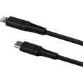 FIXED nabíjecí a datový kabel Liquid silicone USB-C - Lightning, MFi, PD, 1.2m, černá_1417488769