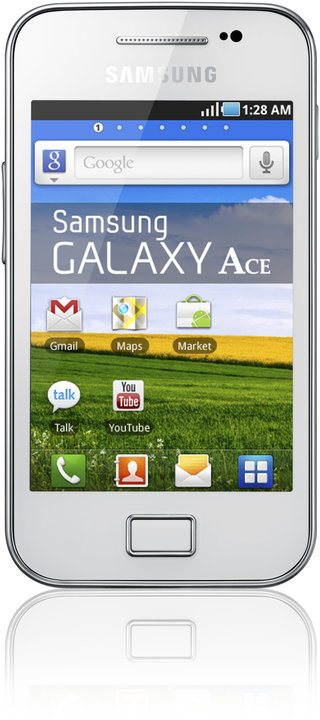 Samsung GALAXY Ace (S5830i), bílá + 2GB MicroSD karta_396839672