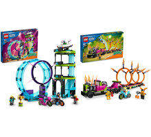 Extra výhodný balíček LEGO® City 60361 Nejbláznivější výzva a 60357 Tahač s ohnivými kruhy_31603018