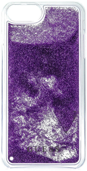 Guess Liquid Glitter Hard Triange Purple pouzdro pro iPhone 7 Plus_131351905