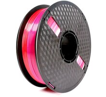 Gembird tisková struna (filament), PLA, 1,75mm, 1kg, červená/fialová_1677309138