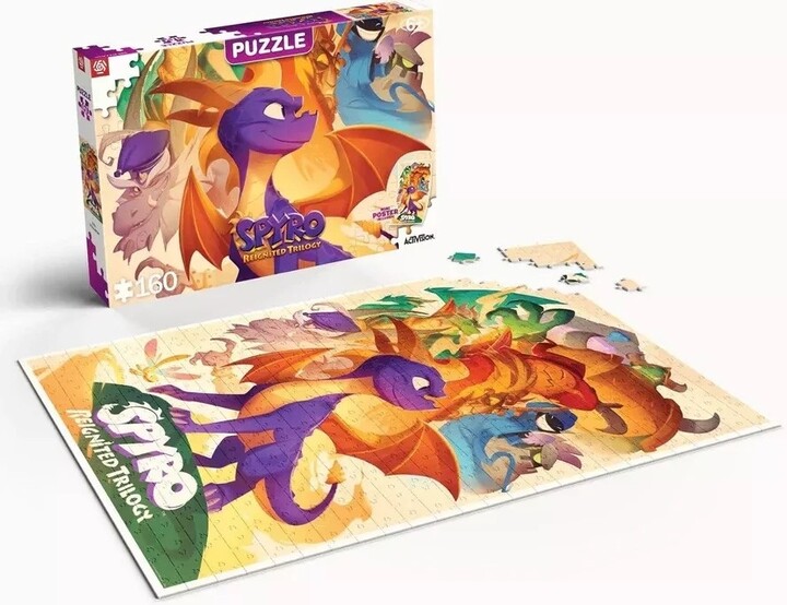 Puzzle Spyro - Reignited Trilogy, 160 dílků_1633374177