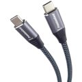 PremiumCord kabel USB-C, USB 3.2 gen. 2, 3A, 60W, 20Gbit/s, opletený, 0.5m_1948314306