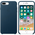 Apple kožený kryt na iPhone 8 Plus / 7 Plus, vesmírně modrá