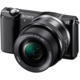 Sony Alpha 5000 + 16-50mm, černá