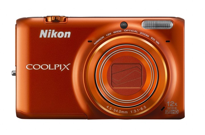 Nikon Coolpix S6500, oranžová_772680635