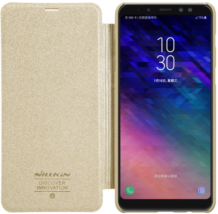 Nillkin Sparkle Folio pouzdro pro Samsung A530 Galaxy A8 2018, Gold_672776683