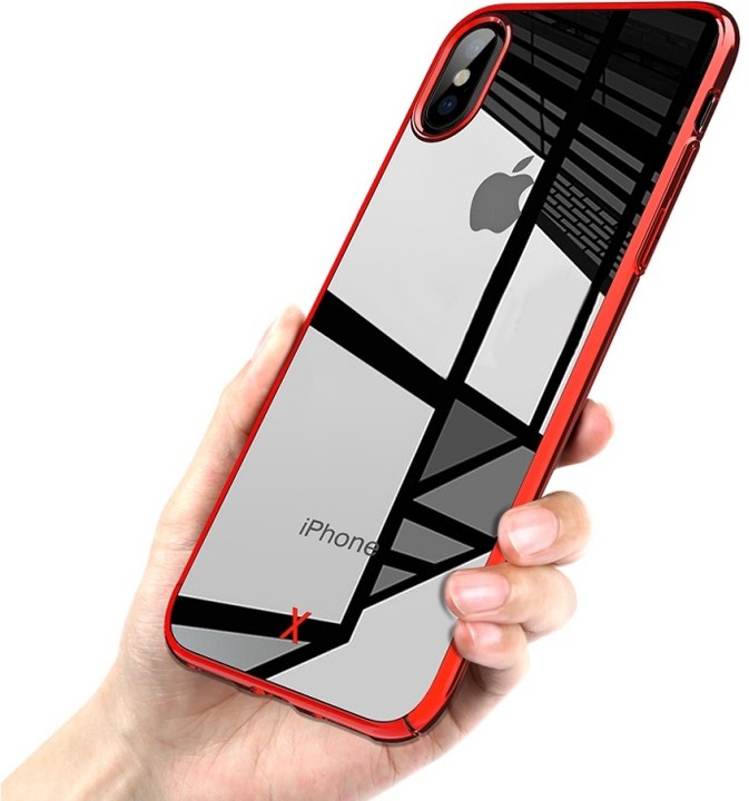 Mcdodo zadní kryt pro Apple iPhone X/XS, červená_802678686