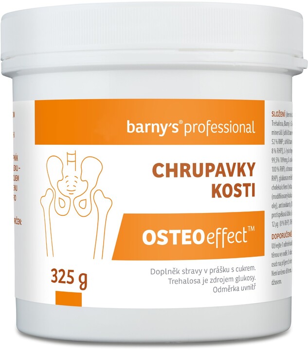 Barny&#39;s doplněk stravy OSTEOeffect, na chrupavky a kosti, 325g_580605010