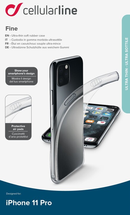CellularLine extratenký zadní kryt Fine pro Apple iPhone 11 Pro_668707543