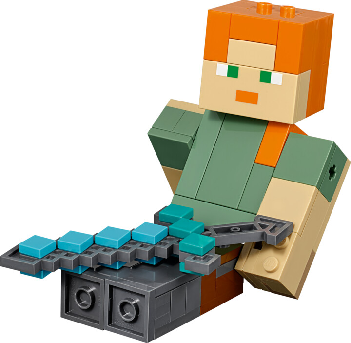 LEGO® Minecraft® 21149 Minecraft velká figurka: Alex s kuřetem_1193548074