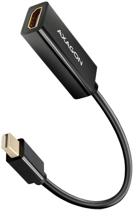 AXAGON adaptér mini DisplayPort - HDMI 1.4, 4K@30Hz, černá_2009713535