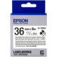 Epson LabelWorks LK-7WBVS, páska pro tiskárny etiket, 36mm, 8m, černo-bílá_397880101