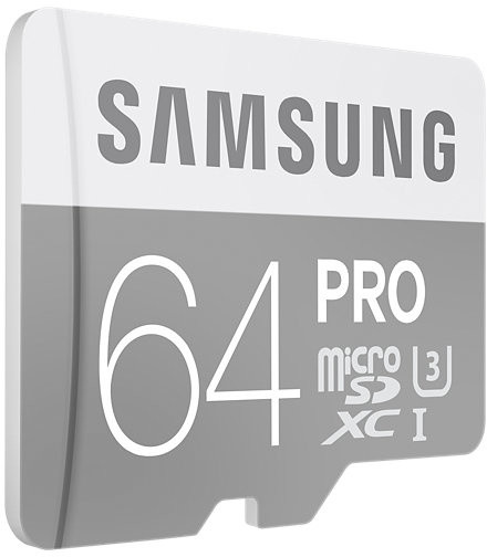 Samsung Micro SDXC PRO 64GB UHS-I U3 + SD adaptér_1943314004