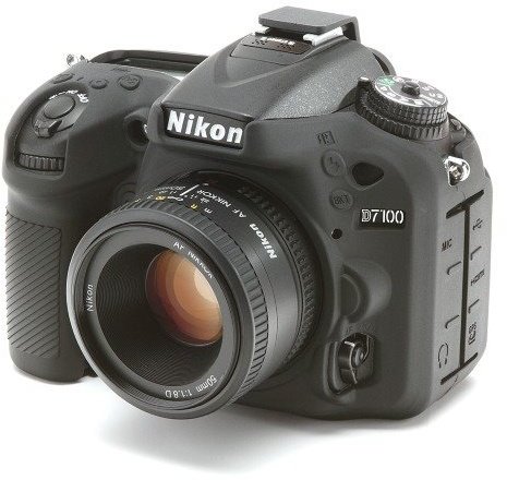 Easy Cover silikonový obal pro Nikon D7100, černá_787722149