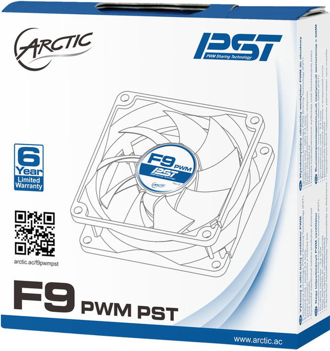 Arctic Fan F9 PWM PST (5ks)