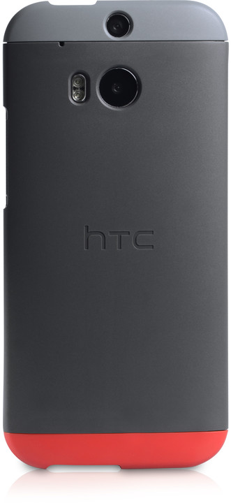 HTC pouzdro Double Dip Hard Shell HC C940 pro HTC ONE M8, šedá_1556039808