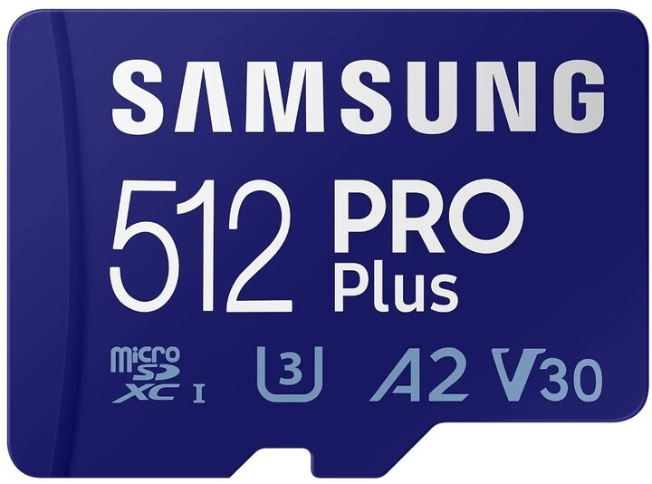 Samsung Micro SDXC 512GB PRO Plus UHS-I U3 (Class 10) + USB adaptér_569796823