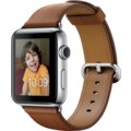 Apple Watch 2 42mm Stainless Steel Case with Saddle Brown Classic Buckle_952902244