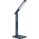 IMMAX LED stolní lampička Kingfisher - 3 různé barvy světla/ sklápěcí rameno/ USB/ modrá