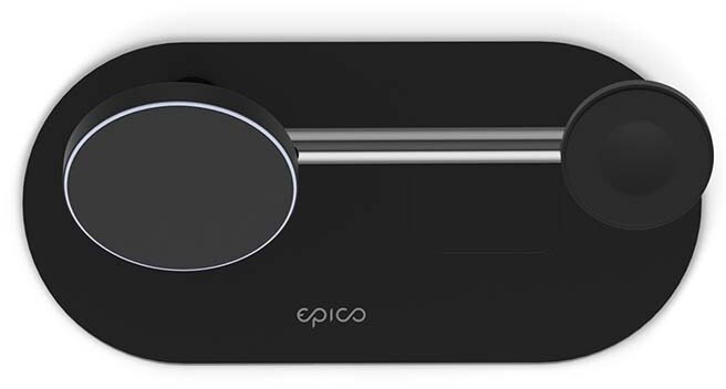 EPICO 3in1 bezdrátová nabíječka s podporou uchycení MagSafe pro iPhone, AirPods a Apple Watch_517620242