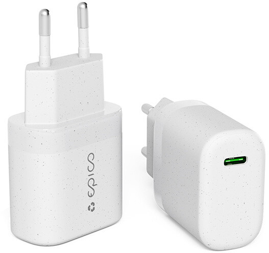 EPICO Resolve síťová nabíječka GaN, USB-C, 30W, bílá_1911429379