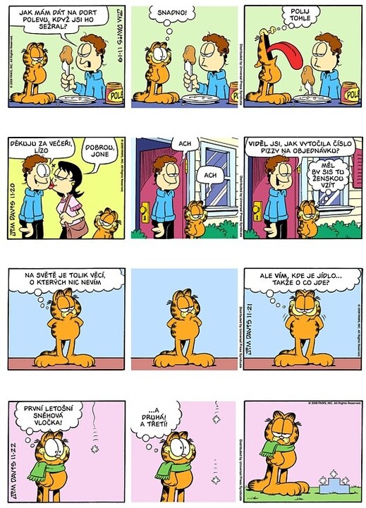 Komiks Garfield nakupuje slaninu, 51.díl_482041487