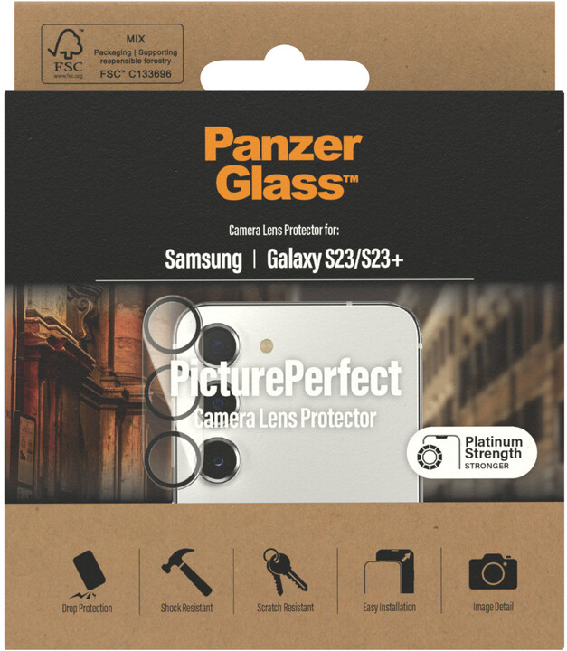 PanzerGlass ochranné sklo fotoaparátu pro Samsung Galaxy S23 / S23+_394730171