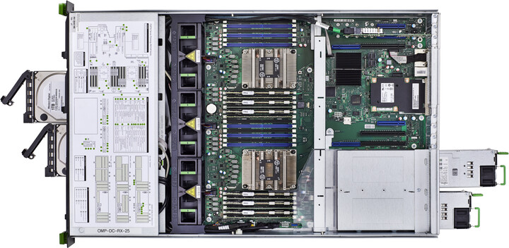 Fujitsu PRIMERGY RX2540 M5 8x2,5' /Xeon /Silver 4208/16GB/bez HDD/800W/2U