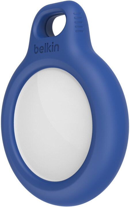 Belkin bezpečné pouzdro na Apple AirTag s kroužkem, modrá_2132977792