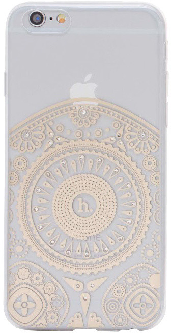 EPICO pružný plastový kryt pro iPhone 6/6S HOCO TOTEM - transparentní bílá_999311897