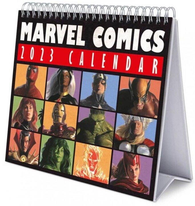 Kalendář 2023 Marvel - Comics Deluxe, stolní_1254521377