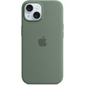 Apple Silikonový kryt s MagSafe pro iPhone 15, cypřišově zelená_845037860