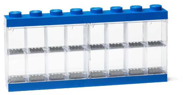Sběratelská skříňka LEGO na 16 minifigurek, modrá_906274223