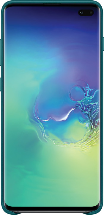 Samsung kožený zadní kryt pro Samsung G975 Galaxy S10+, zelená_725932219