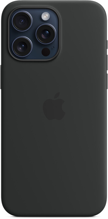 Apple Silikonový kryt s MagSafe pro iPhone 15 Pro Max, černá_1436101169