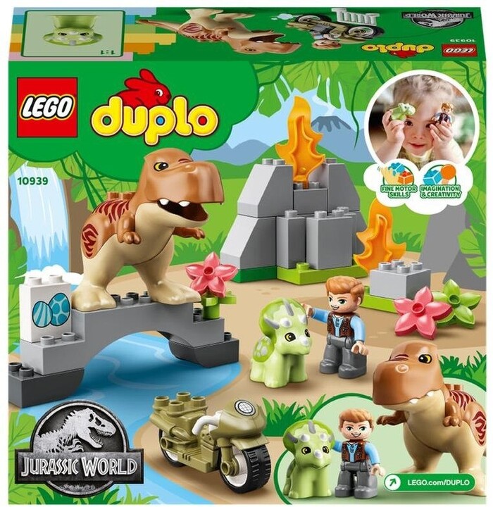 LEGO® DUPLO® Jurassic World™ 10939 T-Rex a Triceratops na útěku_284827112