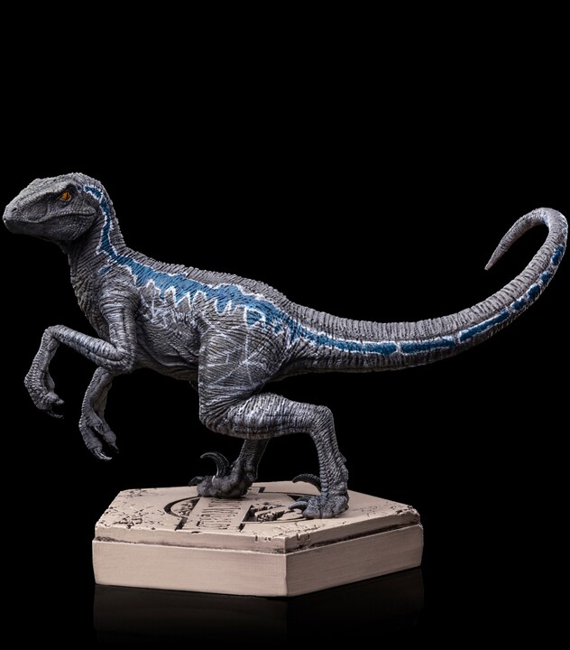 Figurka Iron Studios Jurassic Park - Velociraptor Blue B - Icons_1143277198