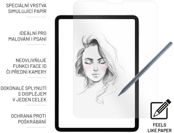 FIXED ochranné sklo PaperGlass pro Apple iPad Pro 11&quot; (2024), čirá_369497224