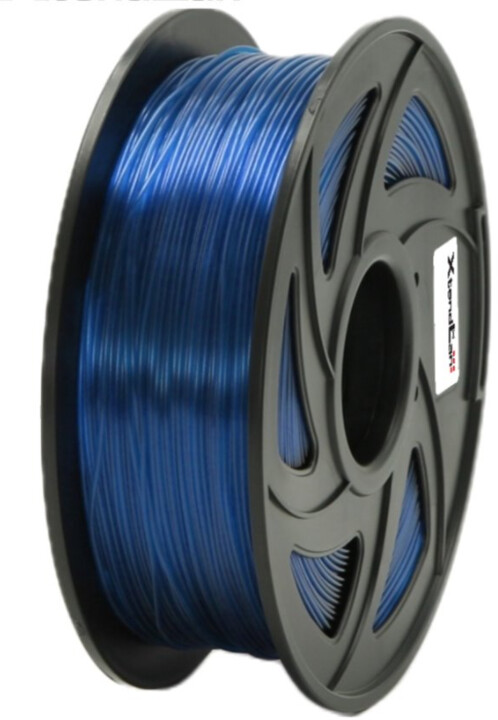 XtendLAN tisková struna (filament), PLA, 1,75mm, 1kg, průhledný modrý_493770681