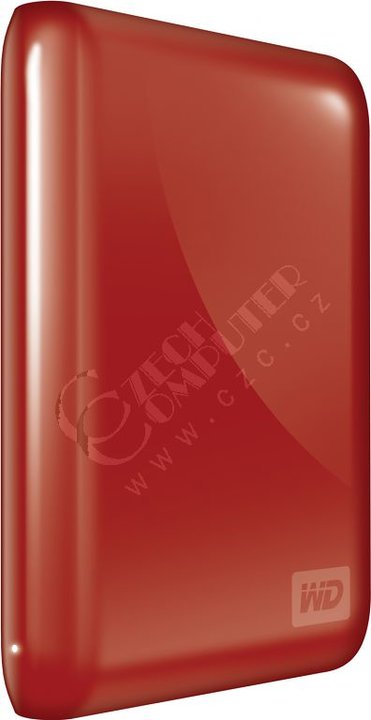 WD My Passport Essential, USB 3.0 - 500GB, červený_1329529899