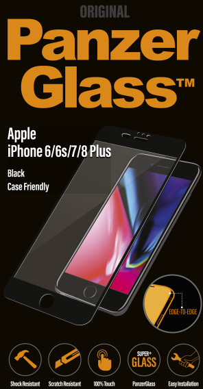 PanzerGlass Edge-to-Edge pro Apple iPhone 6/6s/7 Plus, černé_1068639672