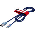 Tribe Marvel Captain America Micro USB kabel (120cm) - Modrý